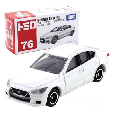 Gambar Tomica Diecast Mobil Reg076 Nissan Skyline 1stver - Putih