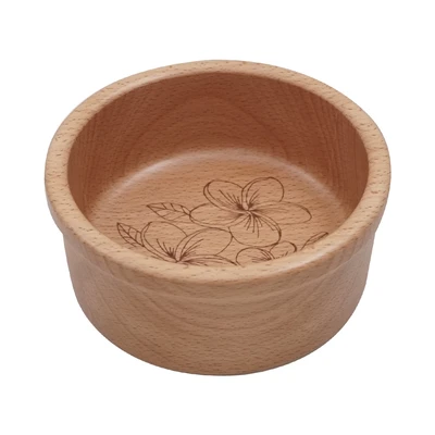 Gambar Pendopo 12 Cm Frangipani Mangkuk Kayu Beech