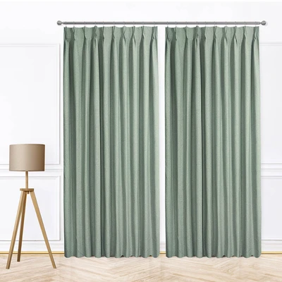 Gambar Informa Gorden 140x300 Cm Set French Pleat Blackout - Scales Mint