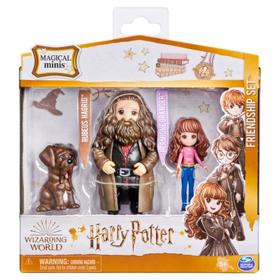 Gambar Wizarding World Figure Magic Friendship Hermione & Hagrid
