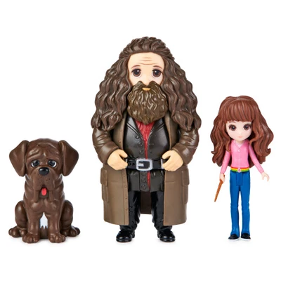 Gambar Wizarding World Figure Magic Friendship Hermione & Hagrid