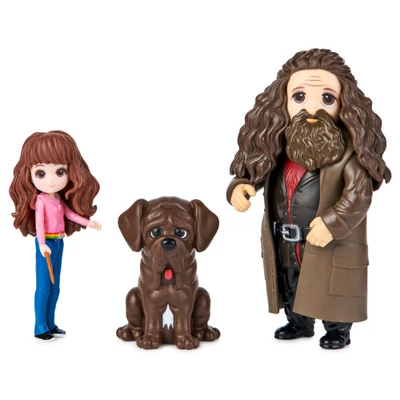 Gambar Wizarding World Figure Magic Friendship Hermione & Hagrid