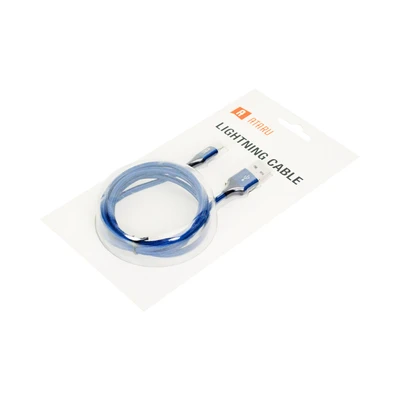 Gambar Ataru Kabel Charger Lightning Braided - Biru