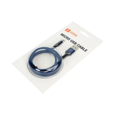 Gambar Ataru Kabel Charger USB-A To Micro USB Nylon Braided - Biru