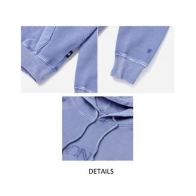 Gambar BTS Ukuran L On Hoodie - Biru