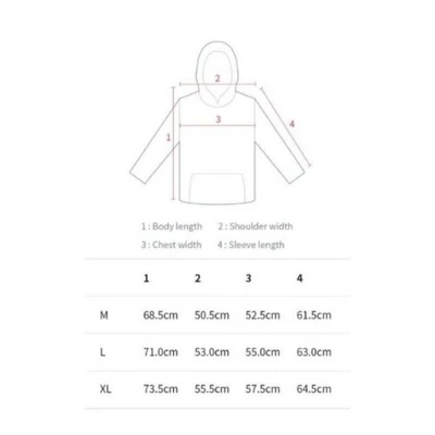 Gambar BTS Ukuran L On Hoodie - Biru