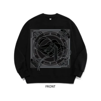 Gambar Bts Ukuran L On Sweatshirt - Hitam