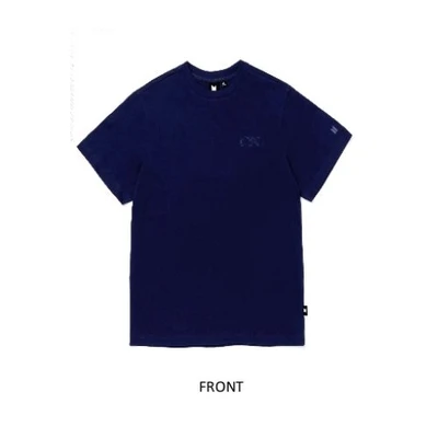 Gambar Bts Ukuran M On Tee T-shirt - Biru Navy