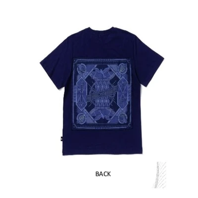 Gambar Bts Ukuran L On Tee T-shirt - Biru Navy