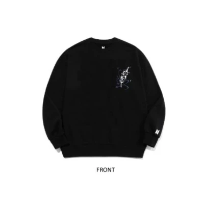 Gambar Bts Ukuran M Bs Sweatshirt - Hitam