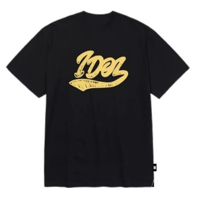 Gambar Bts Ukuran L Tee 04 - Hitam