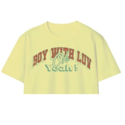 Gambar BTS Ukuran XL Tee 10 - Kuning