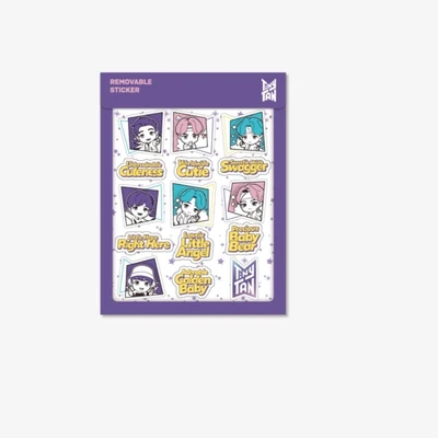 Gambar Bts Set Sticker Tinytan Removable Magicdoor
