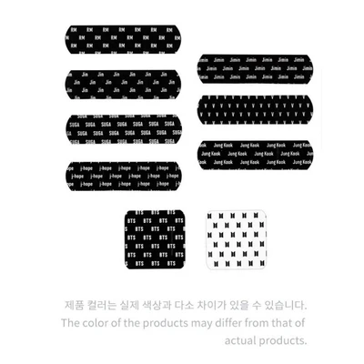 Gambar Bts Set Logo Band Stickers