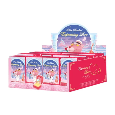 Gambar Pop Mart Minifigure Pink Panther Expressing Love Random