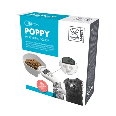 Gambar M-Pets Sendok Takar Makanan Hewan Poppy - Putih