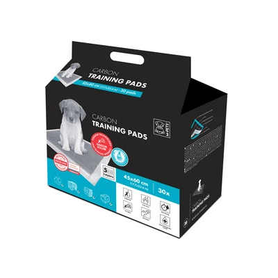 Gambar M-Pets Training Pads Anjing Karbon 45x60 cm Set 30 pcs
