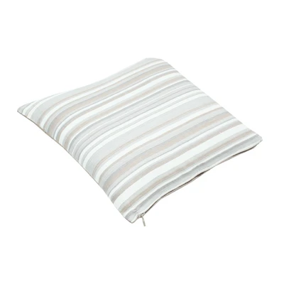 Gambar Pendopo Sarung Bantal Sofa Tenun Reverse 45x45 cm - Cokelat