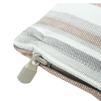 Gambar Pendopo Sarung Bantal Sofa Tenun Reverse 45x45 cm - Cokelat
