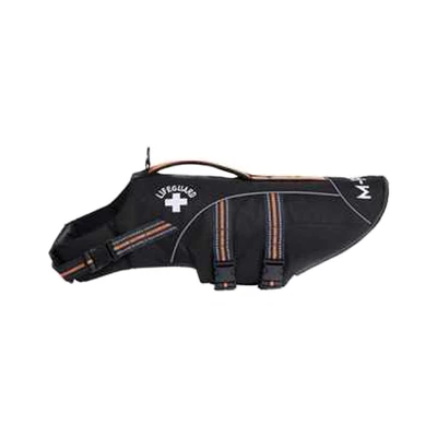 Gambar M-Pets Ukuran M Jaket Pelampung Anjing - Hitam