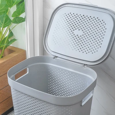 Gambar Informa Keranjang Laundry 44x35.5x57.5 cm - Abu-Abu