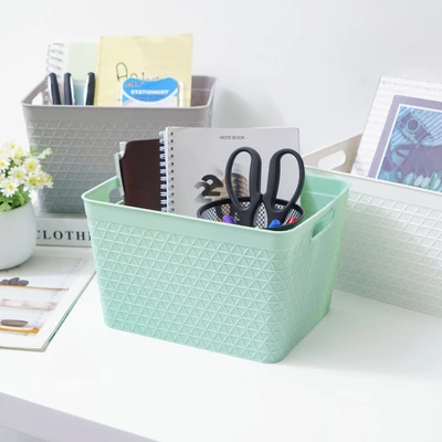Gambar Informa Keranjang Serbaguna Waffle 25x20.5x15.8 cm - Hijau