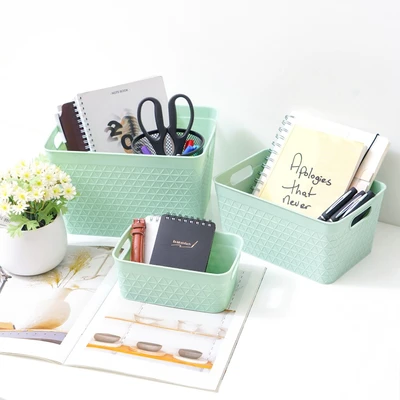 Gambar Informa Keranjang Serbaguna Waffle 25x20.5x15.8 cm - Hijau