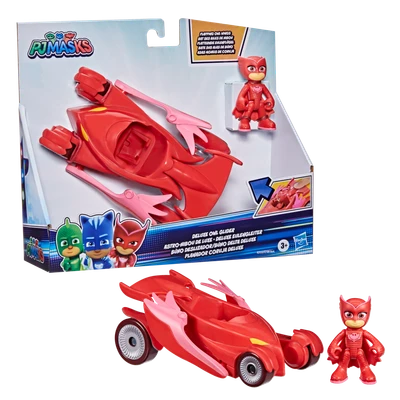 Gambar Pj Mask Set Feature Vehicle Owlette - Merah
