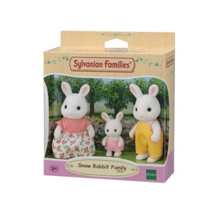 Gambar Sylvanian Families Set Boneka Hewan Snow Rabbit Family Esff55010