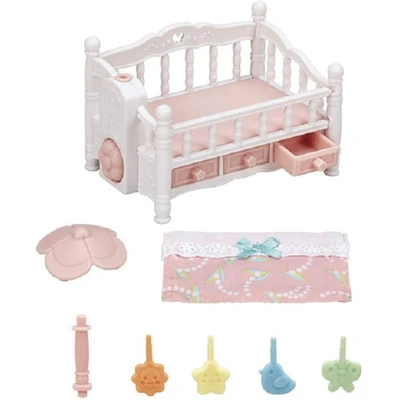 Gambar Sylvanian Families Set Crib With Mobile Esfu55340