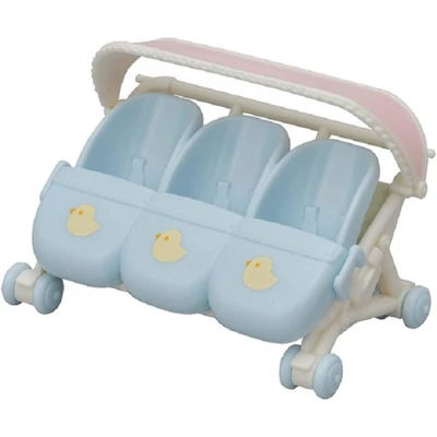 Gambar Sylvanian Families Set Triplets Stroller Esfu55330