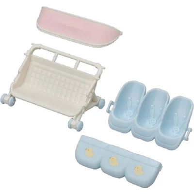 Gambar Sylvanian Families Set Triplets Stroller Esfu55330