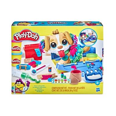Gambar Play Doh Set Care & Carry Vet F3639