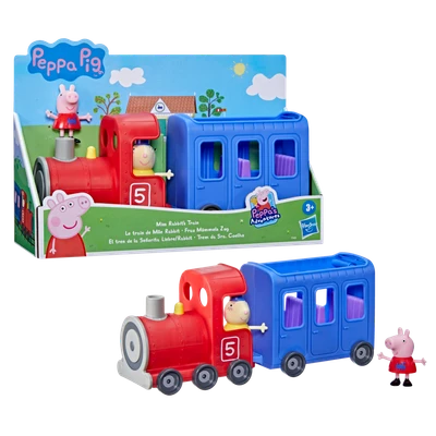 Gambar Peppa Pig Set Miss Rabbits Train - Mix