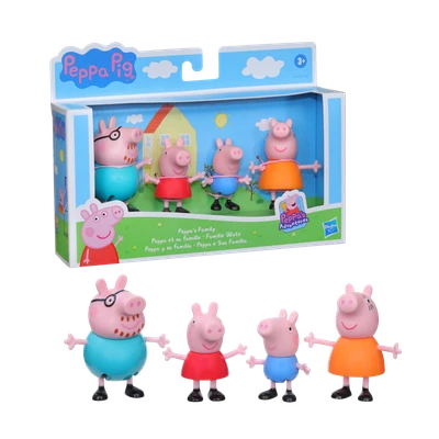 Gambar Peppa Pig Set 4 Pcs Figure Family F2171 Random