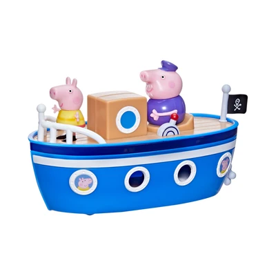 Gambar Peppa Pig Set Grandpa Pigs Cabin Boat F3631