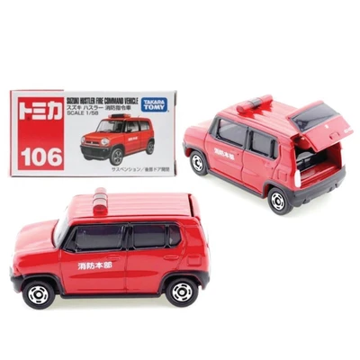 Gambar Tomica 1:58 Diecast Reg 106 Suzuki Hustler Fire Comand
