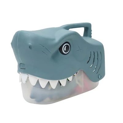 Gambar Chap Mei Set Figure Wild Quest Ocean Jawsome Shark Bucket