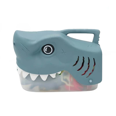 Gambar Chap Mei Set Figure Wild Quest Ocean Jawsome Shark Bucket