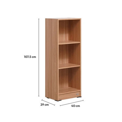 Gambar Informa Pablo Rak Buku 3 Tingkat L40 - Cokelat Oak