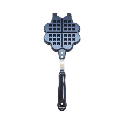 Gambar Selma Wajan Cetakan Waffle Flower Aluminium - Hitam