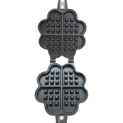 Gambar Selma Wajan Cetakan Waffle Flower Aluminium - Hitam