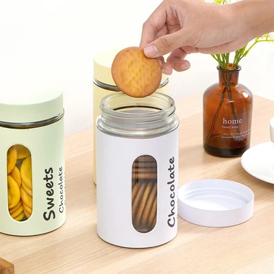 Gambar Informa Halston Stoples Kaca 950 ml Set 3 pcs Random