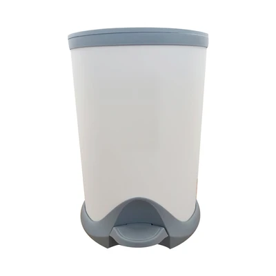 Gambar Selma Luna Tempat Sampah Pedal Plastik 11 Liter - Abu-Abu