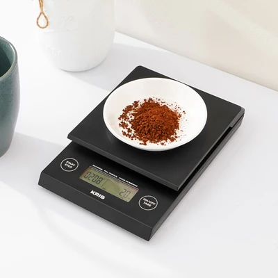 Gambar Kris Timbangan Kopi Digital 3 Kg - Black