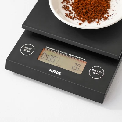 Gambar Kris Timbangan Kopi Digital 3 Kg - Black