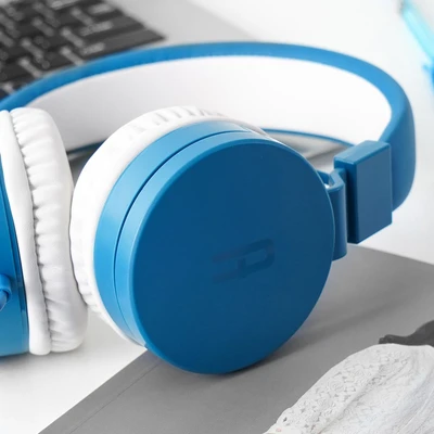 Gambar Ataru Headphone - Biru/putih