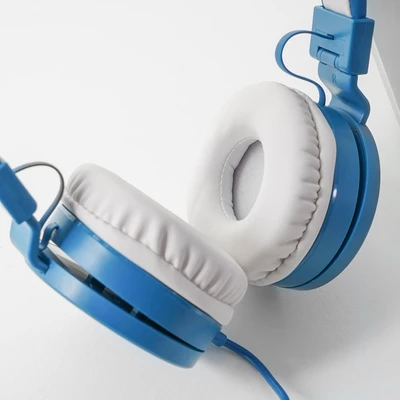 Gambar Ataru Headphone - Biru/putih