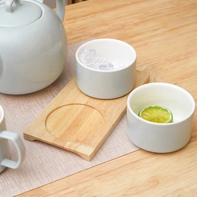 Gambar Appetite Mino Teko & Cangkir Porcelain Dengan Mangkuk Set 5 Pcs - Putih