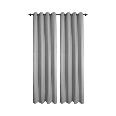 Gambar Informa Gorden Blackout Chenille 135x250 cm Set 2 pcs - Abu-Abu